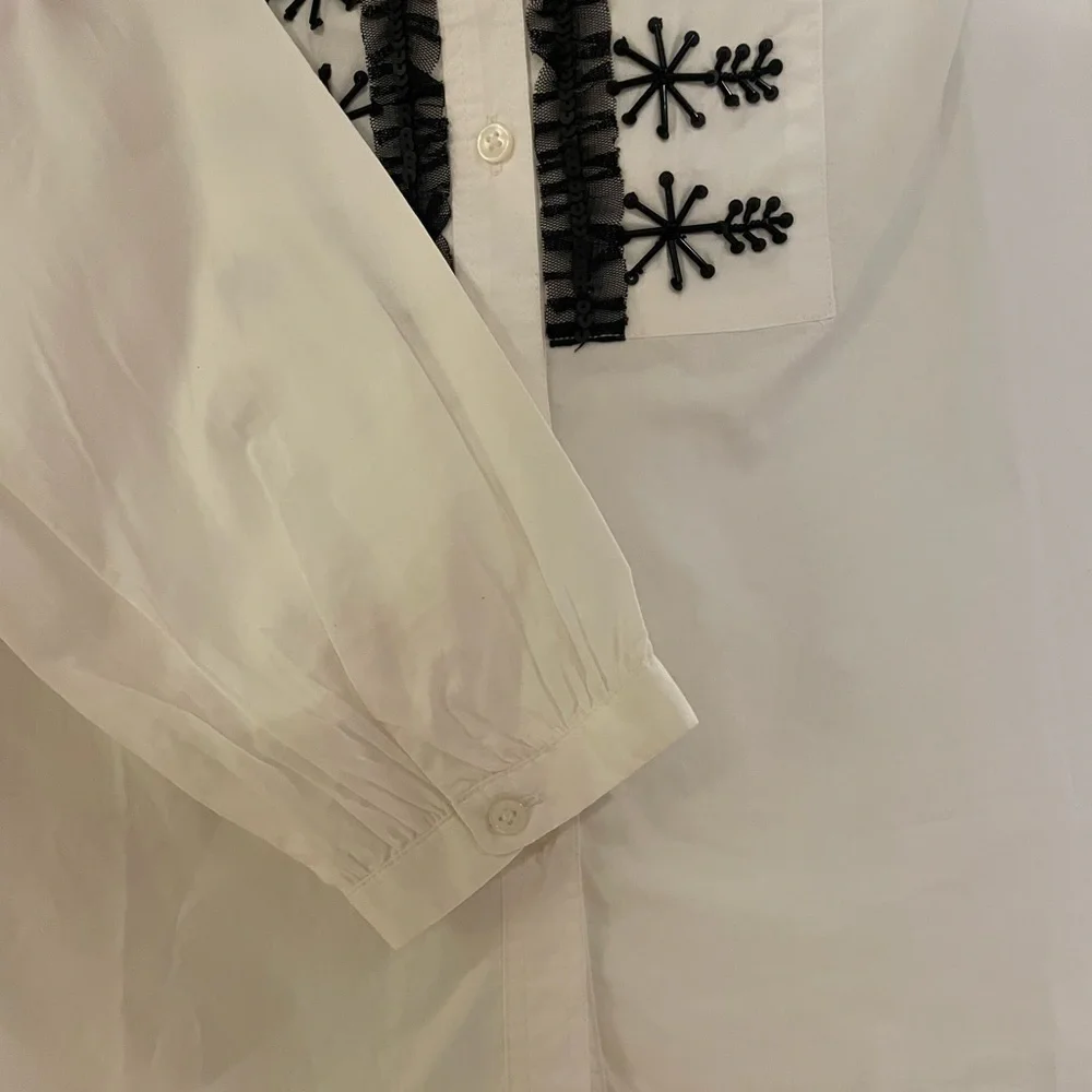 J. Crew Ruffle Shirt - Picture 4 of 5